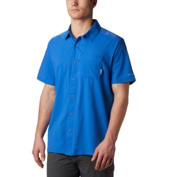 Columbia PFG Slack Tide Camp, Camisa Azules Para Hombre | 328169-LQH